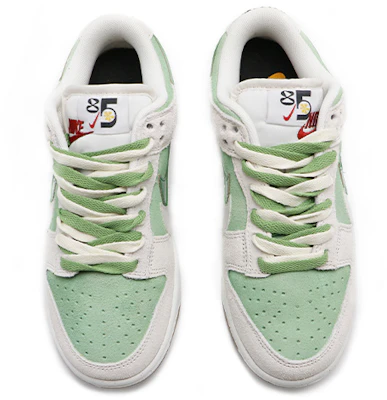 【客製球鞋】 Nike Dunk Low SE 蒸氣木偶 雙勾 雙層鞋帶 四葉草酪梨 板鞋 女款 白綠 Shop 【客製球鞋】 Nike Dunk Low SE 蒸氣木偶 雙勾 雙層鞋帶 四葉草酪梨 板鞋 女款 白綠