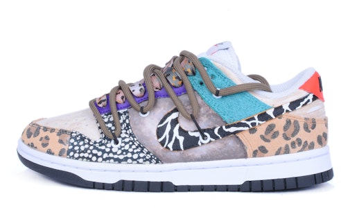 (W) 나이키 덩크 로우 SE '와일드 걸 패치워크 브라운' (Custom Shoes) DN3866-100(Team42-女款狂野女孩棕褐) Buy (W) 나이키 덩크 로우 SE '와일드 걸 패치워크 브라운' (Custom Shoes) DN3866-100(Team42-女款狂野女孩棕褐)