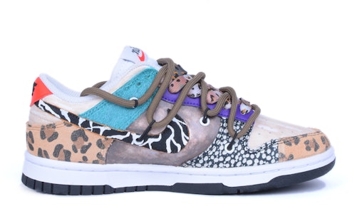 (W) 나이키 덩크 로우 SE '와일드 걸 패치워크 브라운' (Custom Shoes) DN3866-100(Team42-女款狂野女孩棕褐) Order (W) 나이키 덩크 로우 SE '와일드 걸 패치워크 브라운' (Custom Shoes) DN3866-100(Team42-女款狂野女孩棕褐)