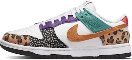 (W) 나이키 덩크 로우 SE '와일드 걸 패치워크 브라운' (Custom Shoes) DN3866-100(Team42-女款狂野女孩棕褐) Details for (W) 나이키 덩크 로우 SE '와일드 걸 패치워크 브라운' (Custom Shoes) DN3866-100(Team42-女款狂野女孩棕褐)