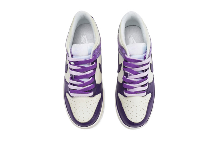 Shop (W) 나이키 덩크 로우 화이트 퍼플 '레오파드 Y2K' (커스텀) DH9765-100(TeamI-女款紫豹纹S-BOX)
