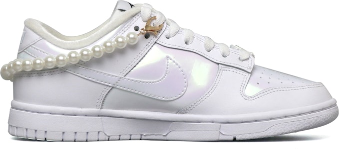 【訂製球鞋】Nike Dunk SE 3米3創造 莫內花園 小香風 貼鑽 珍珠 520禮遇 潮流 百搭 防滑減震耐磨透氣 低筒 板鞋 女款 白綠 Lookbook 【訂製球鞋】Nike Dunk SE 3米3創造 莫內花園 小香風 貼鑽 珍珠 520禮遇 潮流 百搭 防滑減震耐磨透氣 低筒 板鞋 女款 白綠