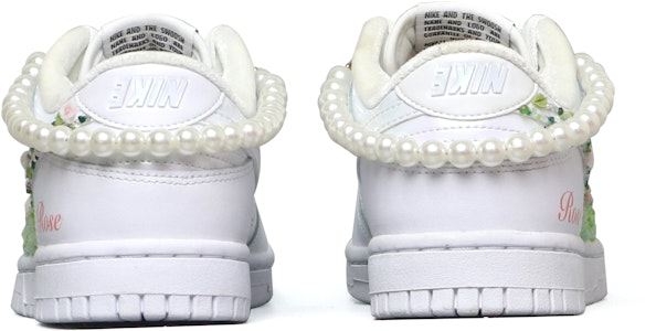 【訂製球鞋】Nike Dunk SE 3米3創造 莫內花園 小香風 貼鑽 珍珠 520禮遇 潮流 百搭 防滑減震耐磨透氣 低筒 板鞋 女款 白綠 Purchase 【訂製球鞋】Nike Dunk SE 3米3創造 莫內花園 小香風 貼鑽 珍珠 520禮遇 潮流 百搭 防滑減震耐磨透氣 低筒 板鞋 女款 白綠