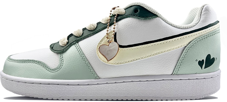 【定制球鞋】 Nike EBERNON 愛心 牛油果 清新 低幫 板鞋 女款 綠黃 Buy 【定制球鞋】 Nike EBERNON 愛心 牛油果 清新 低幫 板鞋 女款 綠黃