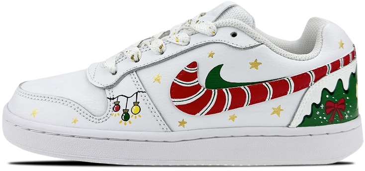 custom-shoes-women-nike-ebernon-low-christmas-graffiti