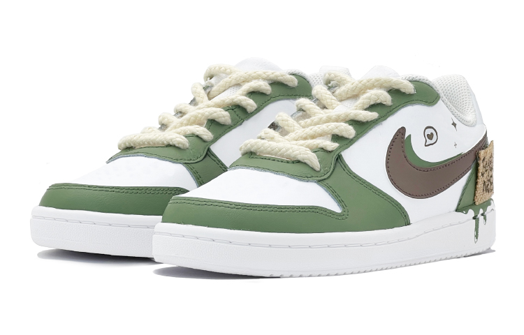 Lookbook (W) 【カスタムシューズ】ナイキ エバーノン ロー「クリスマス ハート グリーン-ホワイト」 AQ1779-100(TeamS-法语圣诞快乐QD)