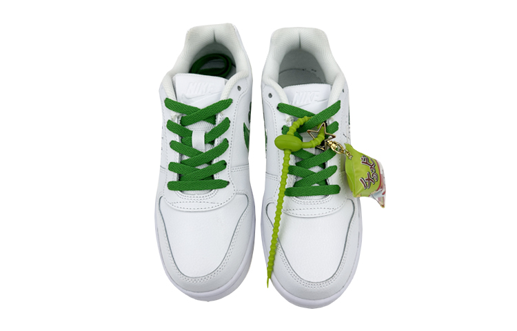 Shop (W) [Kasut Custom] Nike Ebernon Low 'Croc Putih-Hijau' AQ1779-100(Team叁-女款NE鳄鱼S-BOX)