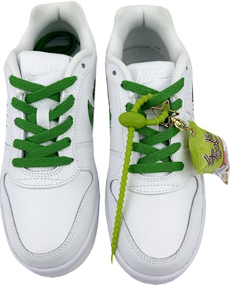 【定制球鞋】Nike EBERNON Low 是在玩鞋 禮盒 鱷魚 情侶 掛件 低幫 板鞋 女款 白綠 Shop 【定制球鞋】Nike EBERNON Low 是在玩鞋 禮盒 鱷魚 情侶 掛件 低幫 板鞋 女款 白綠