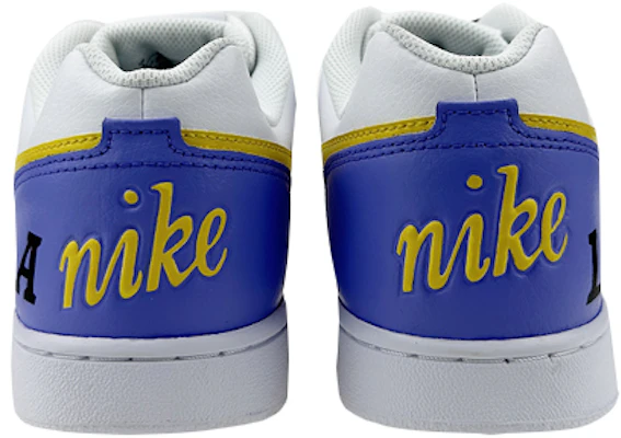 【定製球鞋】Nike EBERNON Low 是在玩鞋 禮盒 湖人 塗鴉洛杉磯 低幫 板鞋 女款 紫金 Purchase 【定製球鞋】Nike EBERNON Low 是在玩鞋 禮盒 湖人 塗鴉洛杉磯 低幫 板鞋 女款 紫金