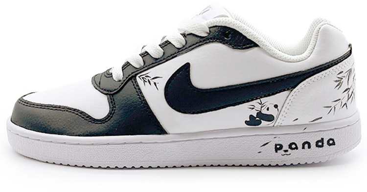 custom-shoes-women-nike-ebernon-low-panda-ink