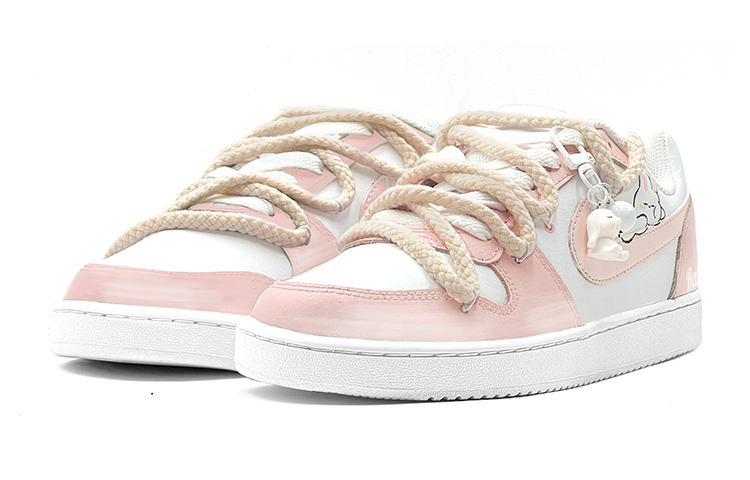 [Custom Shoes] (W) Nike EBERNON Low 'Pink White Rabbit' 圖 3