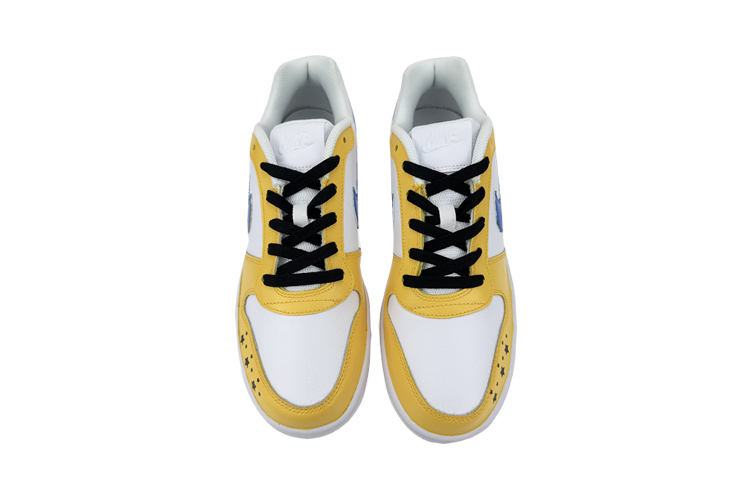 Shop 【定製球鞋】 Nike EBERNON Low 涂鴉勇士 低筒籃球鞋 女款 藍黃