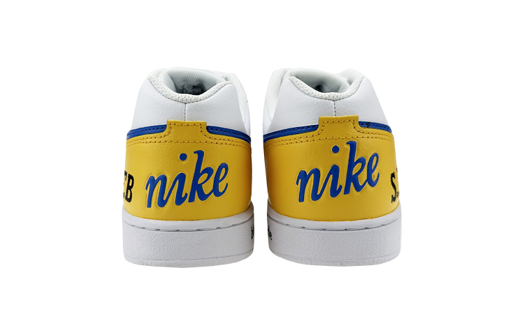 Purchase 【定製球鞋】 Nike EBERNON Low 涂鴉勇士 低筒籃球鞋 女款 藍黃