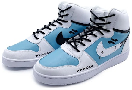 (W) 나이키 에버논 미드 "레트로 퓨처 아케이드" (흰/파/검) AQ1778-100(Team40-女款机械鸟白蓝黑) Lookbook (W) 나이키 에버논 미드 "레트로 퓨처 아케이드" (흰/파/검) AQ1778-100(Team40-女款机械鸟白蓝黑)