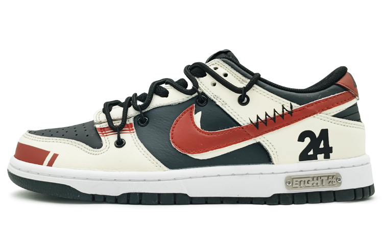 Lookbook (W) [Zapatos Personalizados] Nike EIGHT% x Dunk Low '24K Negro Rojo' FD1232-001(Team-131-24K-S)