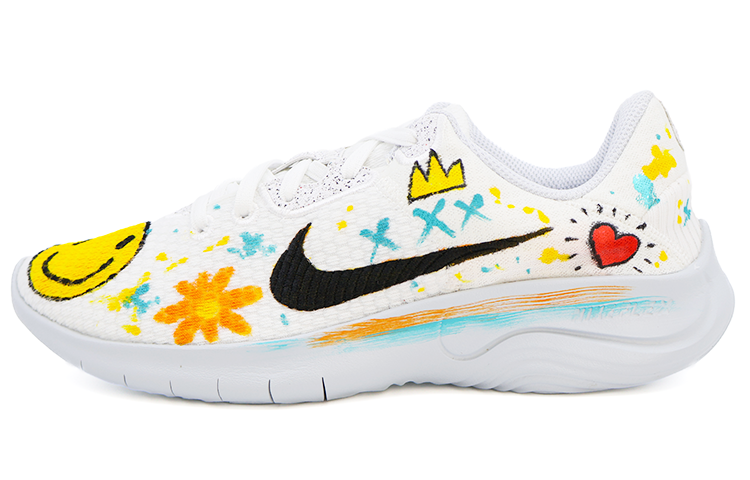 [Custom Shoes] (Women) Nike Flex Experience Run 11 'Graffiti Smiley' DD9283-100-486642