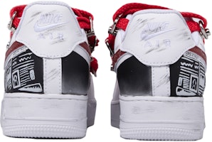 (W) Nike Air Force 1 Da Vinci Personalizadas Blanco Negro Rojo DD8959-100(TeamM-女款娱乐至死S-BOX) Shop (W) Nike Air Force 1 Da Vinci Personalizadas Blanco Negro Rojo DD8959-100(TeamM-女款娱乐至死S-BOX)