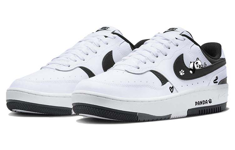 Lookbook (W) [Sepatu Kustom] Nike Gamma Force 'Panda Santai' DX9176-100(Team56-慵懒熊猫)