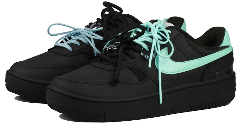 【客製球鞋】Nike Gamma Force 五一出行 絕版黑 薄荷曼波 解構雙鞋帶 圓環銀 高雅百搭 耐磨 低筒 帆布鞋 女款 絕版黑綠 Shop 【客製球鞋】Nike Gamma Force 五一出行 絕版黑 薄荷曼波 解構雙鞋帶 圓環銀 高雅百搭 耐磨 低筒 帆布鞋 女款 絕版黑綠