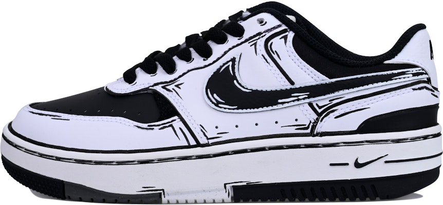 【定制球鞋】 Nike Gamma Force Vlad 潮流百搭 舒適防滑 低筒 板鞋 女款 黑白 Buy 【定制球鞋】 Nike Gamma Force Vlad 潮流百搭 舒適防滑 低筒 板鞋 女款 黑白