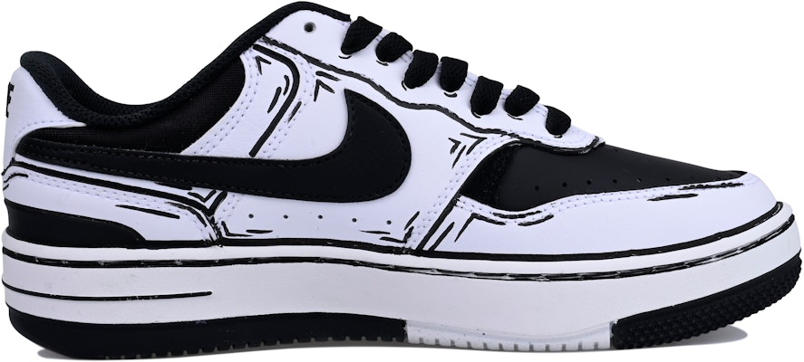 【定制球鞋】 Nike Gamma Force Vlad 潮流百搭 舒適防滑 低筒 板鞋 女款 黑白 Order 【定制球鞋】 Nike Gamma Force Vlad 潮流百搭 舒適防滑 低筒 板鞋 女款 黑白