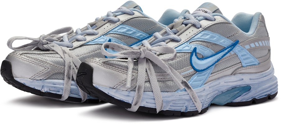 【訂製球鞋】 Nike Initiator BIGNIU 冰霜藍 染舊未來 科技感 機能 低筒 跑步鞋 女款 灰銀藍 Lookbook 【訂製球鞋】 Nike Initiator BIGNIU 冰霜藍 染舊未來 科技感 機能 低筒 跑步鞋 女款 灰銀藍