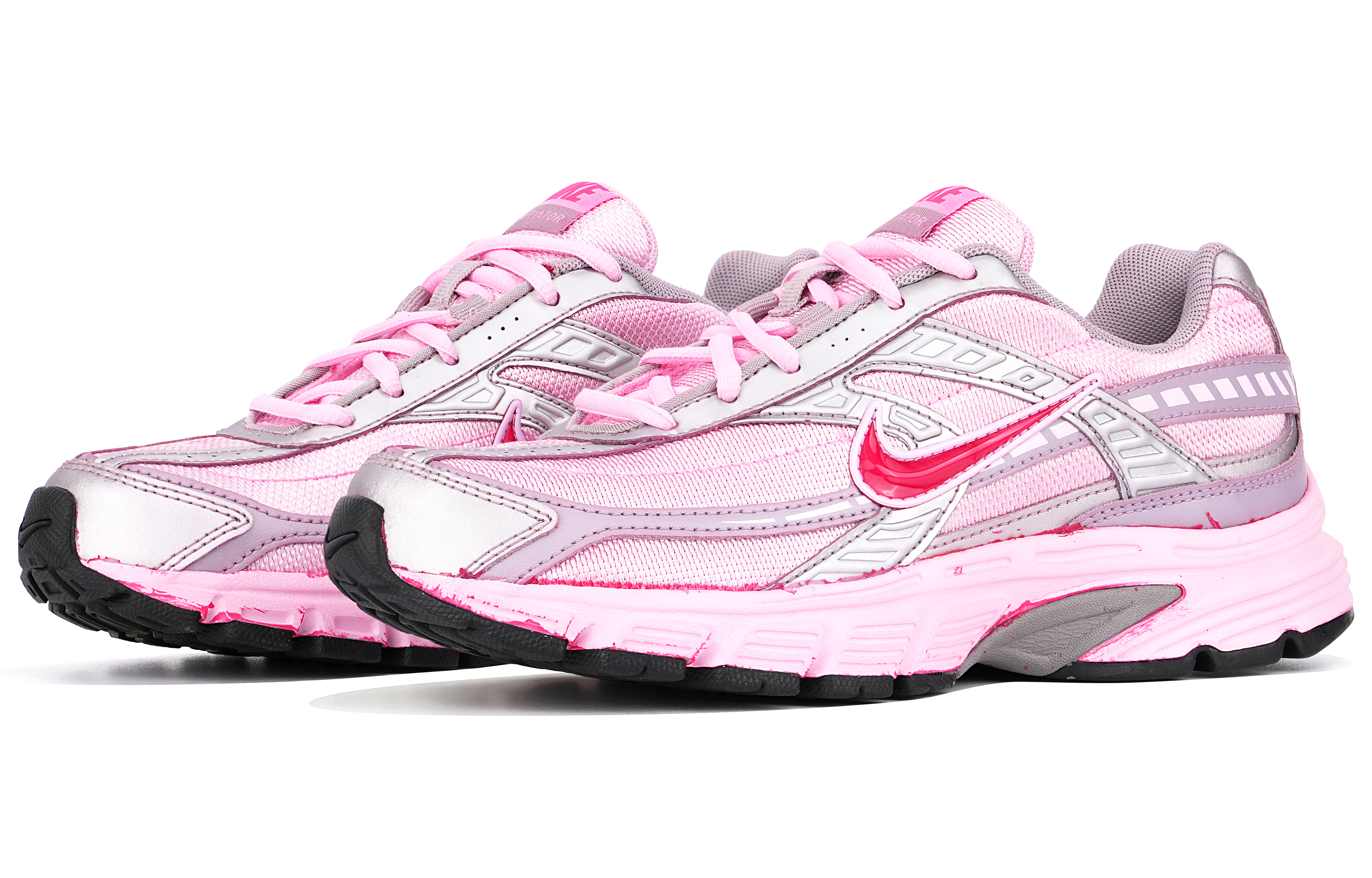 Lookbook (W) 나이키 이니시에이터 '핑크 실버' (커스텀) 394053-101(TeamTen-女款粉银跑鞋)