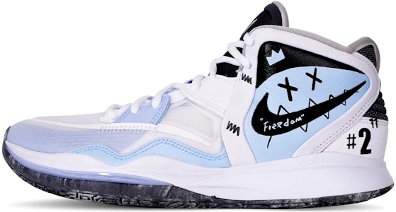 (W) 나이키 카이리 8 '스마일 그라피티 화이트 블루' (커스텀) DD0334-102(Team71-笑脸涂鸦) Buy (W) 나이키 카이리 8 '스마일 그라피티 화이트 블루' (커스텀) DD0334-102(Team71-笑脸涂鸦)