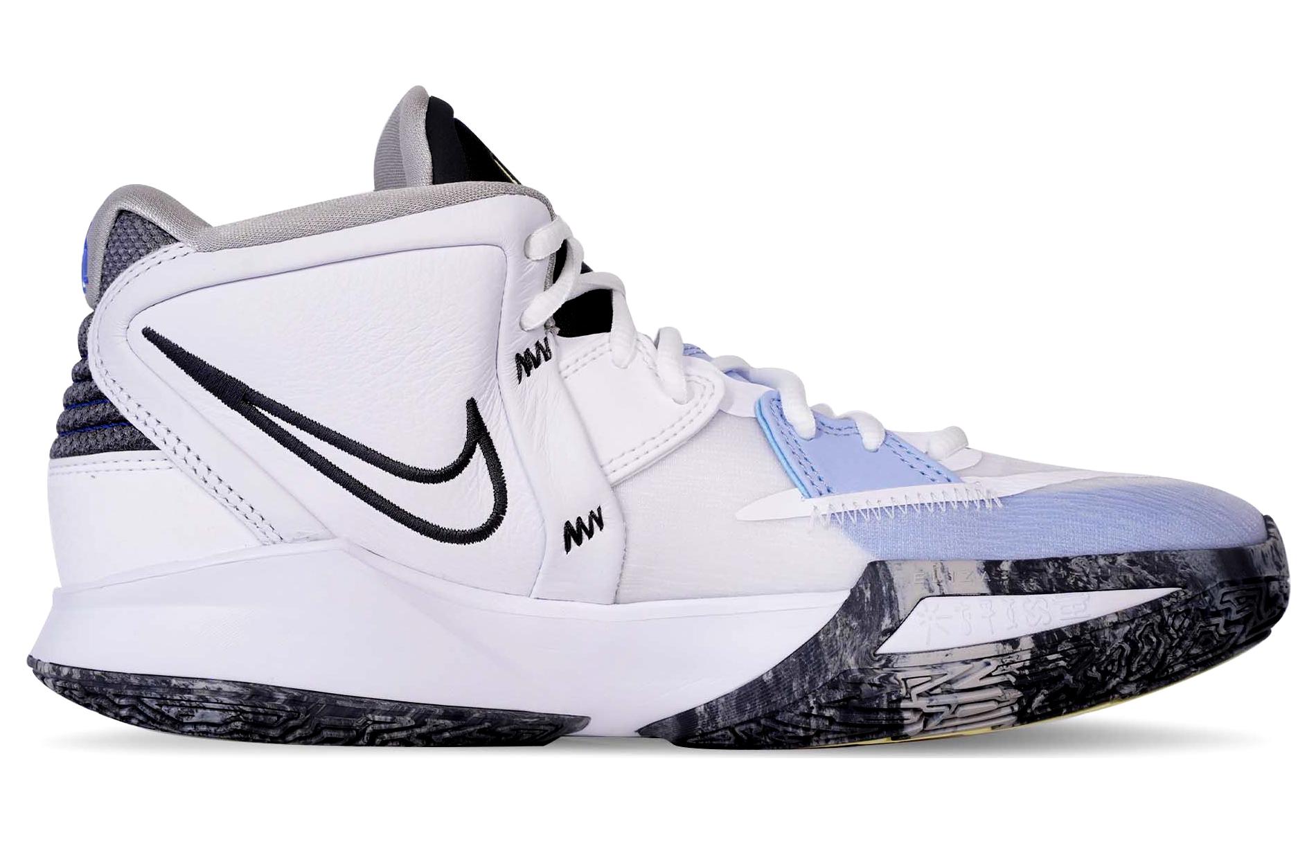 Order (W) [Kasut Custom] Nike Kyrie 8 'Smiley Graffiti Putih Biru' DD0334-102(Team71-笑脸涂鸦)