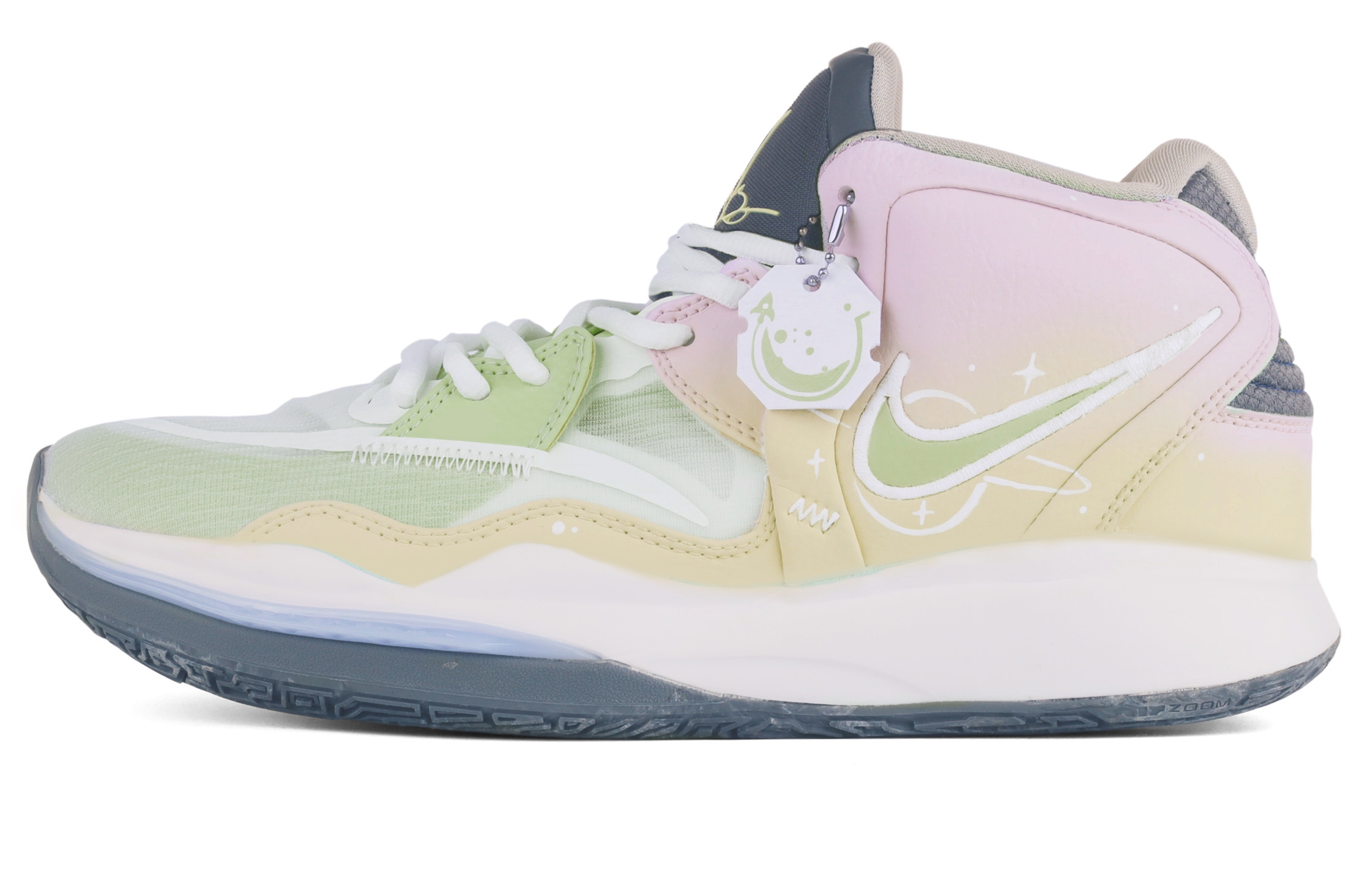 Buy (W) [Kasut Custom] Nike Kyrie 8 Infinity 'Interstellar Kuning Putih' DD0334-102(Team63-星际穿越黄）