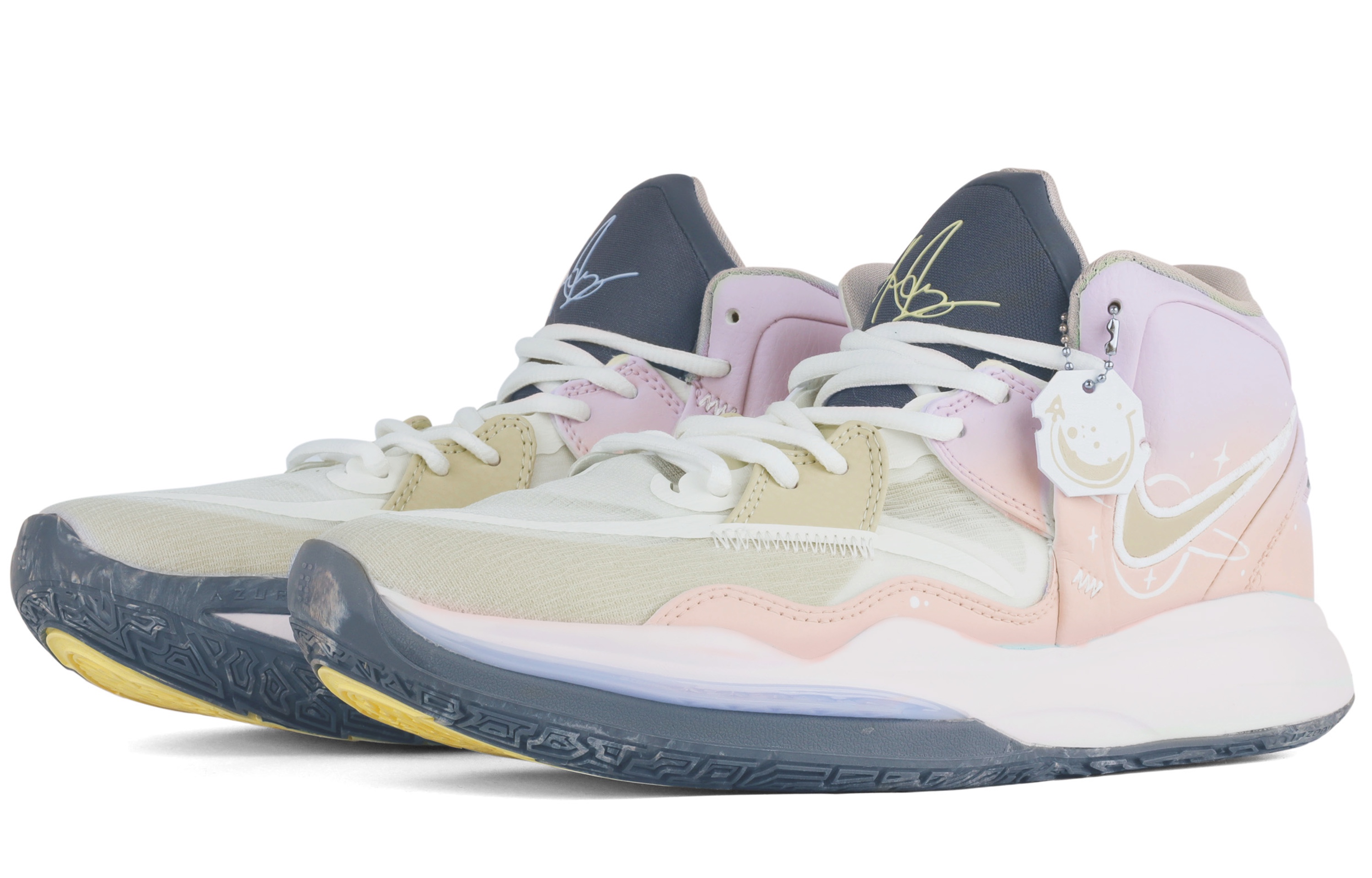Lookbook (W) [カスタムシューズ] (女性用) ナイキ カイリー 8 インフィニティ 'インターステラーピンクホワイト' DD0334-102(Team63-星际穿越粉）