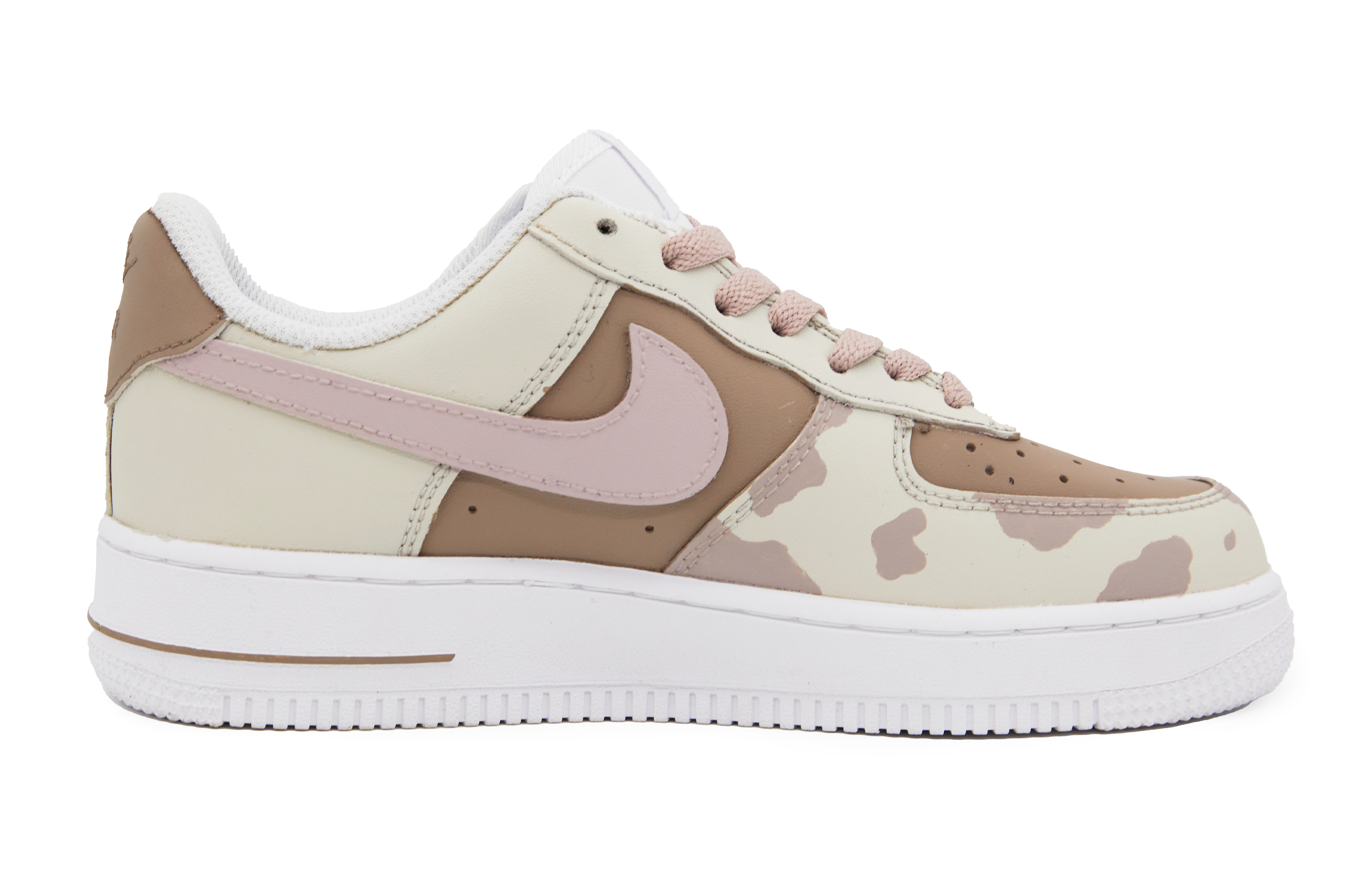 Order 【客製化球鞋】 Nike 吉祥吉米 塗鴉 流體 奶油甜心 復古 耐磨 低筒 板鞋 女款 米棕