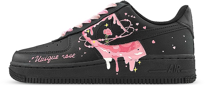 【客製球鞋】Nike 極簡風格 玫瑰 星球 戀愛 低筒 板鞋 女款 黑粉色 Buy 【客製球鞋】Nike 極簡風格 玫瑰 星球 戀愛 低筒 板鞋 女款 黑粉色