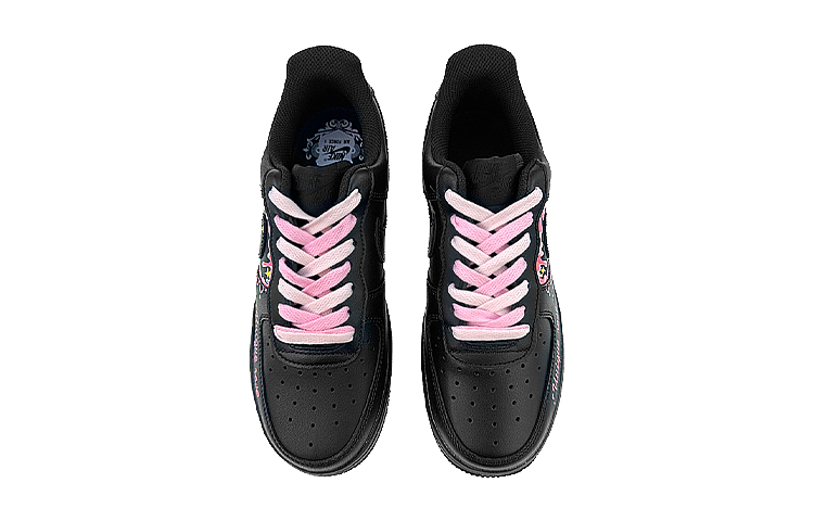 Shop (W) 나이키 로우 '미니멀 로즈 블랙핑크' (커스텀) DD8959-001(Team40-女款玫瑰星球黑粉)