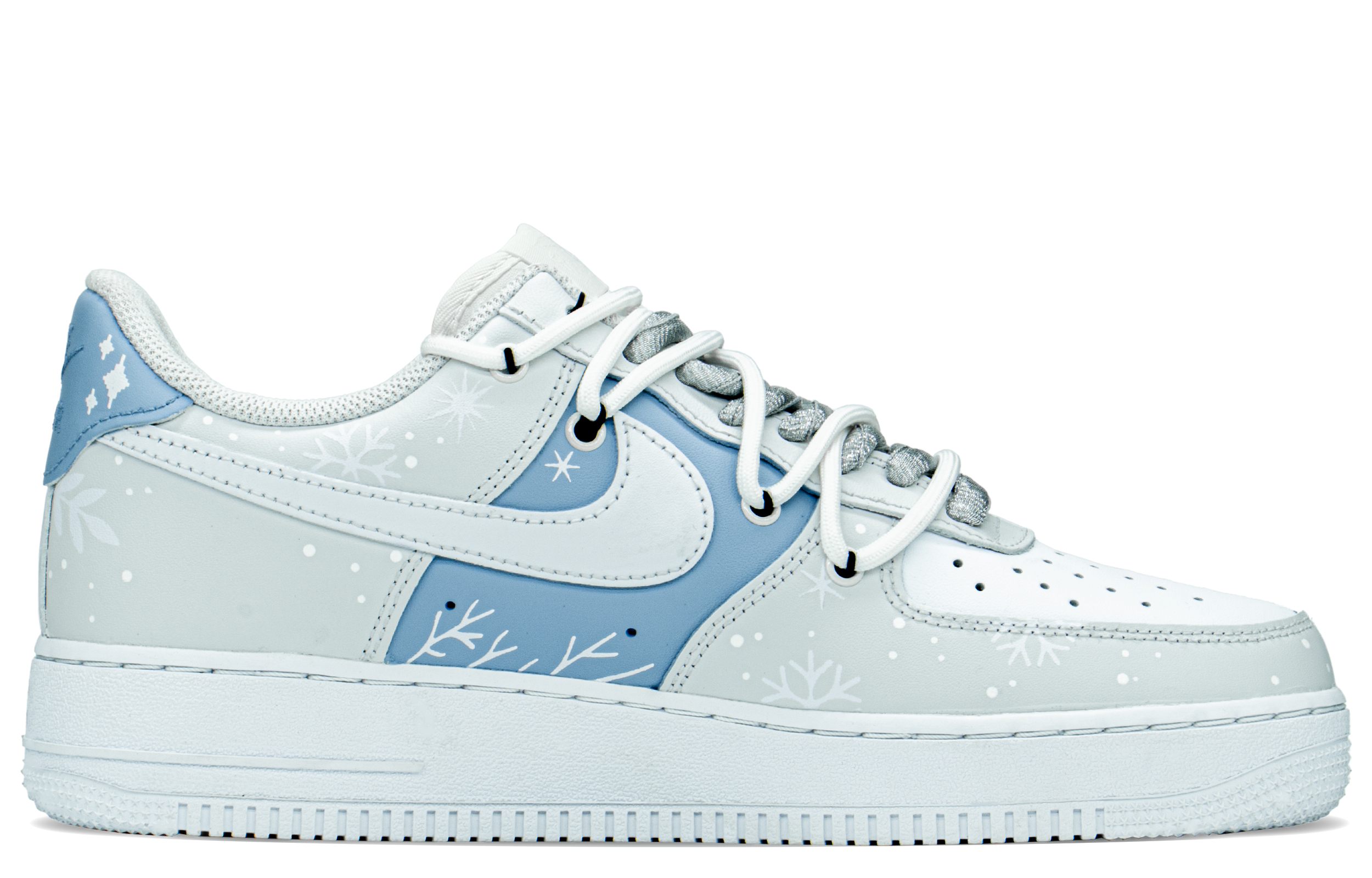 Order 【客製化運動鞋】Nike 清爽冰雪 情人節 愛情製造 解構 低筒 板鞋 女款 冰藍