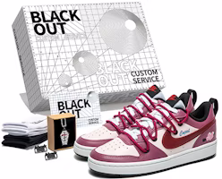 【定制球鞋】 Nike 情人節主題 解構雙鞋帶 愛心 低幫 板鞋 女款 粉紅 Buy 【定制球鞋】 Nike 情人節主題 解構雙鞋帶 愛心 低幫 板鞋 女款 粉紅