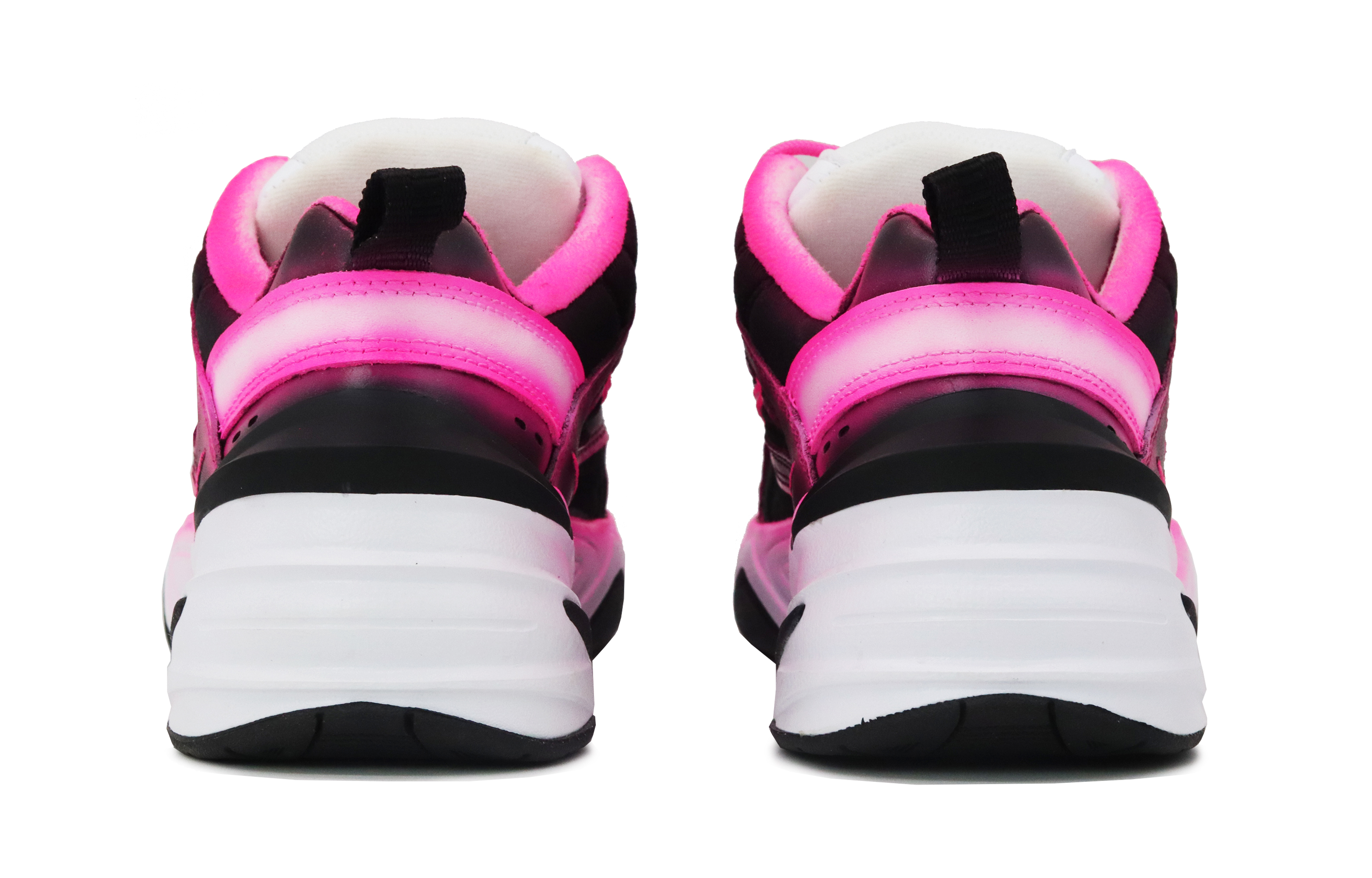 [Custom Shoes] (W) Nike M2K Tekno 'Black Neon Pink' 圖 4