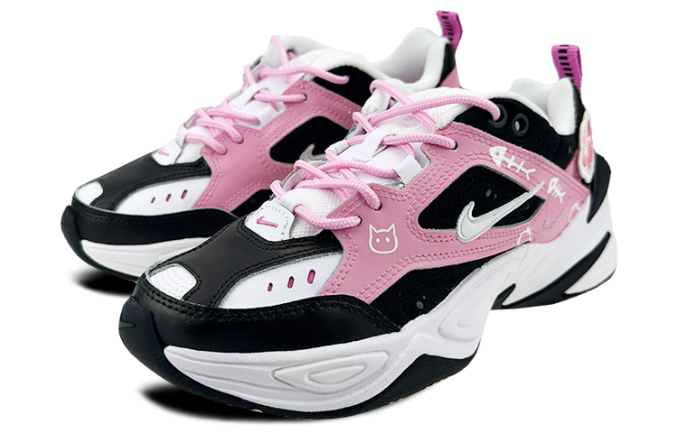 [Custom Shoes] (W) Nike M2K Tekno 'Black Pink Graffiti' 圖 3