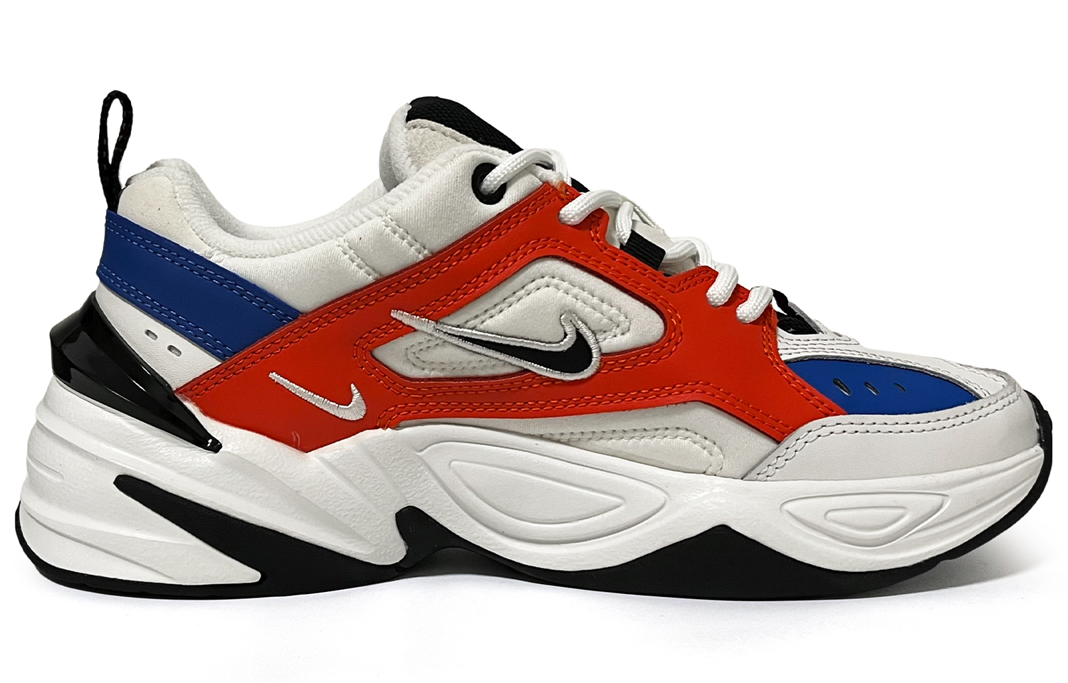 Lookbook 【訂製運動鞋】Nike M2K 合成皮 Tekno 告白熊貓 黑白經典 Team Orange 防滑 低筒 爸爸鞋 女款 白橙