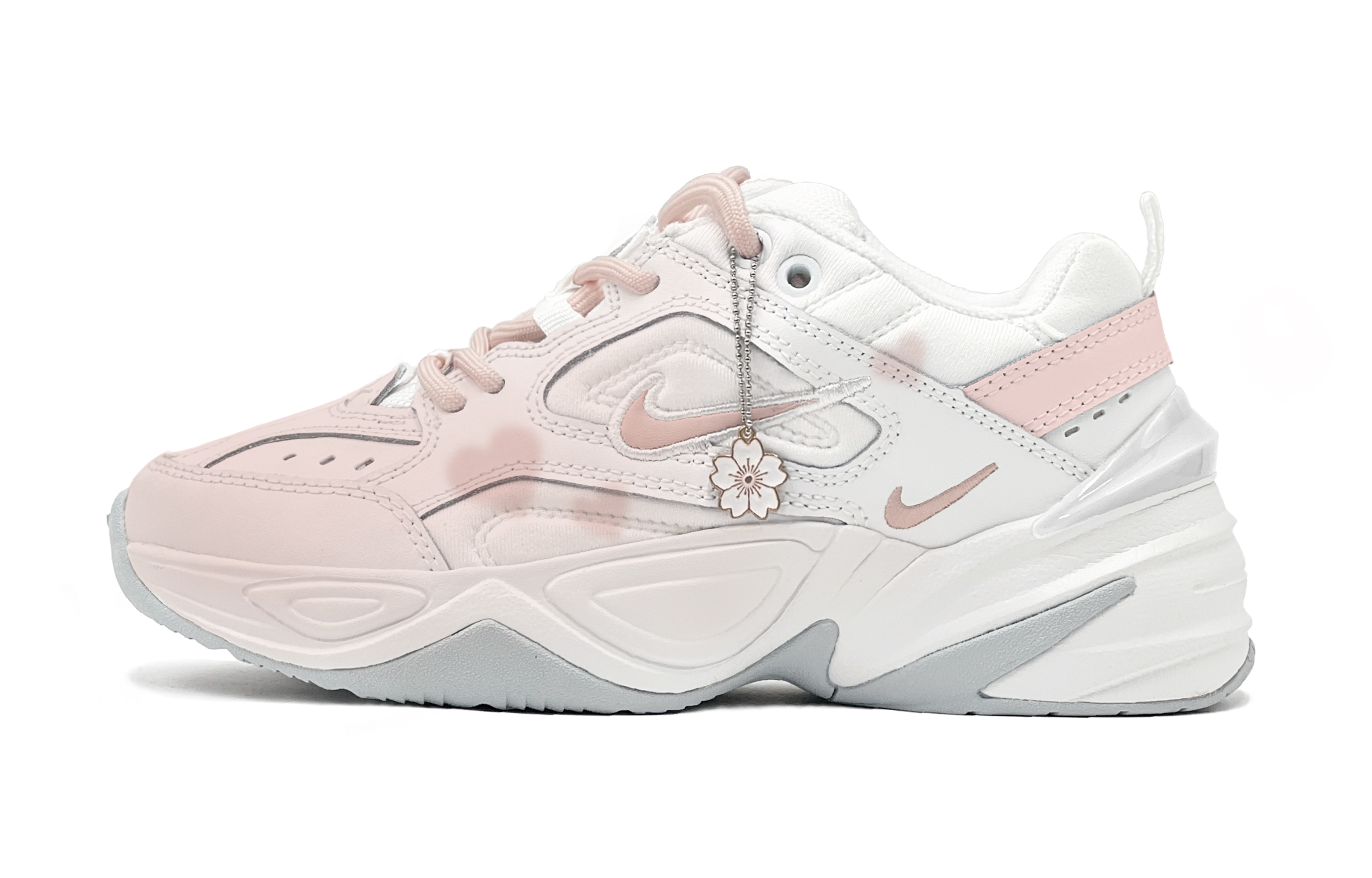 [Custom Shoes] (W) Nike M2K Tekno 'Cherry Blossom Heart'
