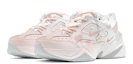 Lookbook 【定製球鞋】 Nike M2K Tekno愛心櫻花增高特殊禮盒低筒板鞋女款粉白