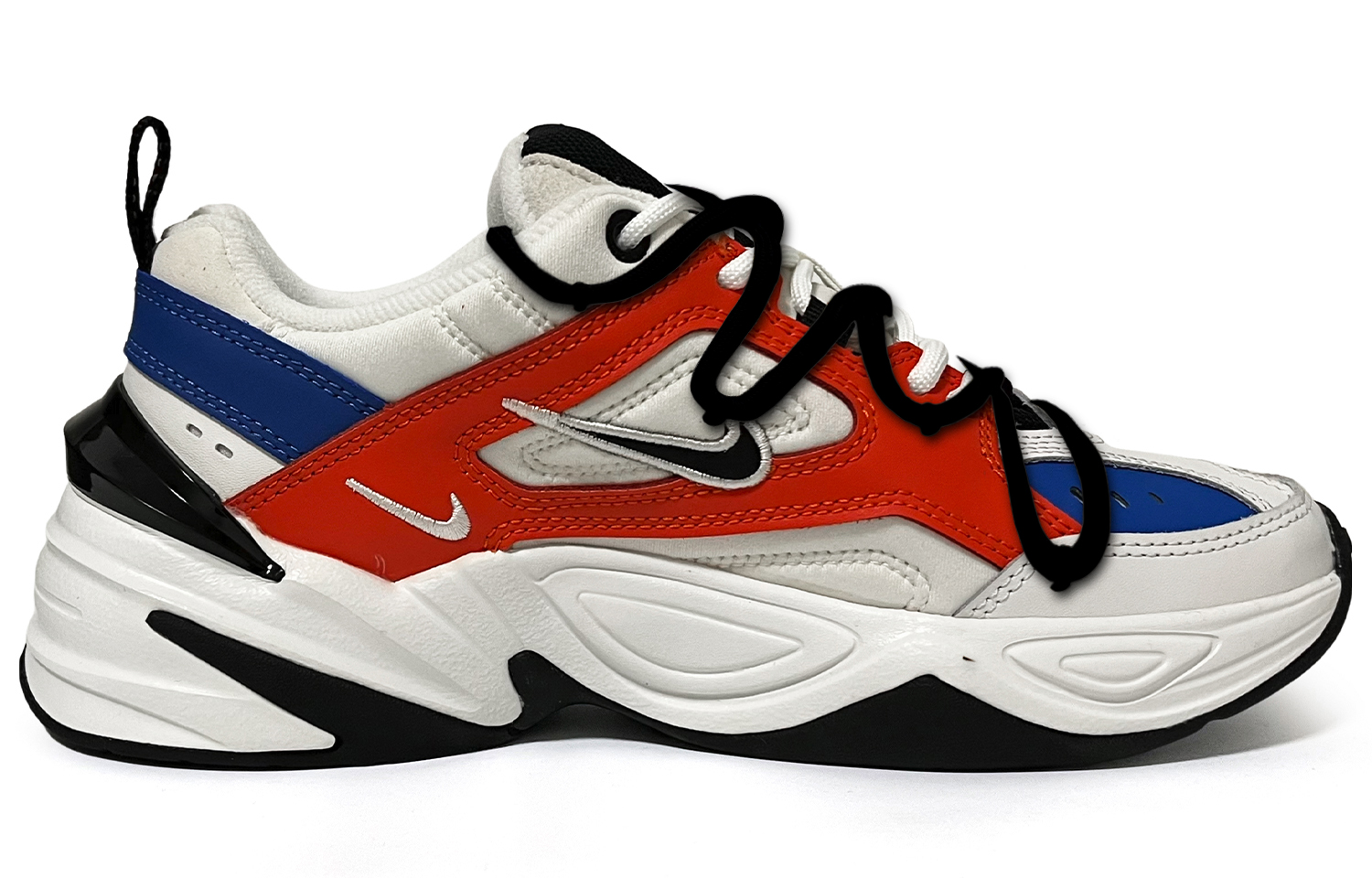 [Custom Shoes] (W) Nike M2K Tekno 'Deconstructed Black Team Orange' 圖 3