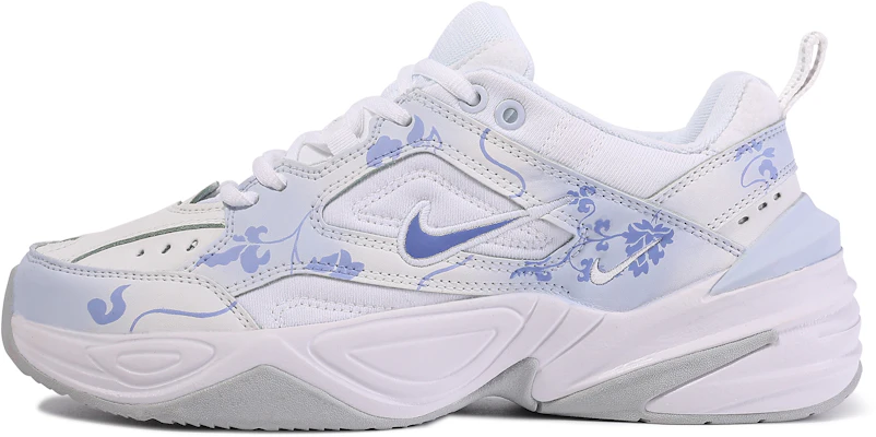 【客製球鞋】Nike M2K Tekno 達文西定製 夢藍花田 塗鴉 國風 簡約 搭配萬用 低筒 老爹鞋 女款 藍白 Buy 【客製球鞋】Nike M2K Tekno 達文西定製 夢藍花田 塗鴉 國風 簡約 搭配萬用 低筒 老爹鞋 女款 藍白