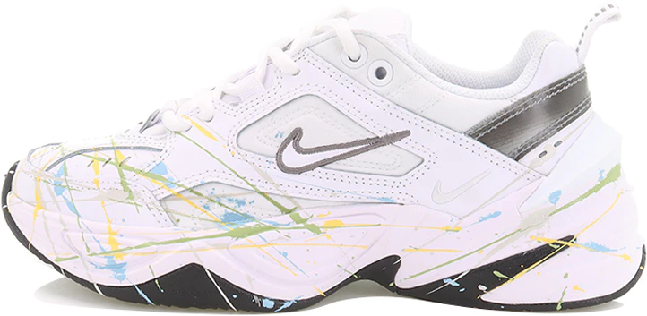 custom-shoes-women-nike-m2-k-tekno-multi-color-paint-splatter