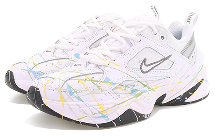[Custom Shoes] (W) Nike M2K Tekno 'Multi-Color Paint Splatter' 圖 3