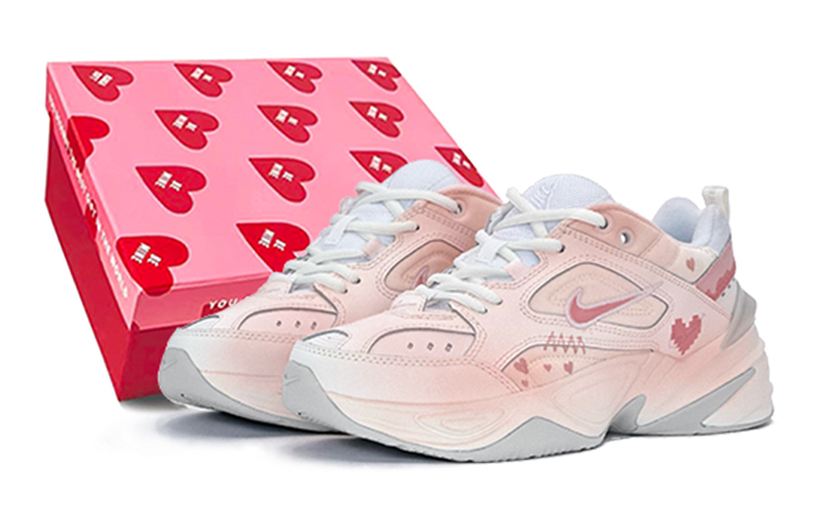 [Custom Shoes] (Women) Nike M2K Tekno 'Pixel Heart Graffiti'