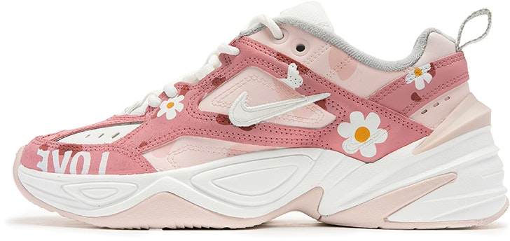 custom-shoes-women-nike-m2-k-tekno-retro-camo-graffiti-butterfly-floral-ao-3108-103-team-b