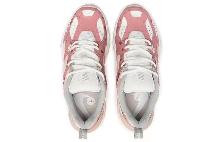 Shop (W) [Kasut Custom] Nike M2K Tekno 'Camo Retro Grafiti Rama-rama Bunga' AO3108-103(TeamB-女款复古女孩脏粉)