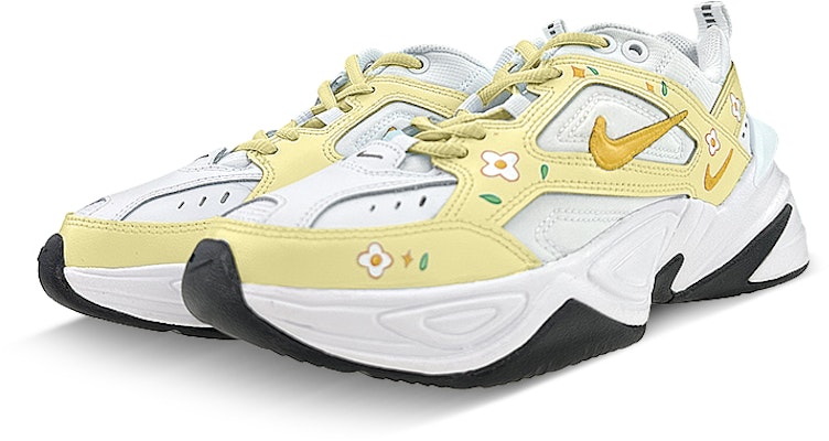 (W) 나이키 M2K 테크노 '봄 화이트 옐로우' (커스텀) BQ3378-100(Team76-女款踏春白黄) Lookbook (W) 나이키 M2K 테크노 '봄 화이트 옐로우' (커스텀) BQ3378-100(Team76-女款踏春白黄)