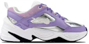 Order 【定制球鞋】 Nike M2K Tekno 厚底 MAY 撞色 塗鴉 貓爪 貼布 低幫 老爹鞋 女款 白紫